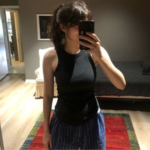 Dick's sporting goods DSG black high-neck tank top